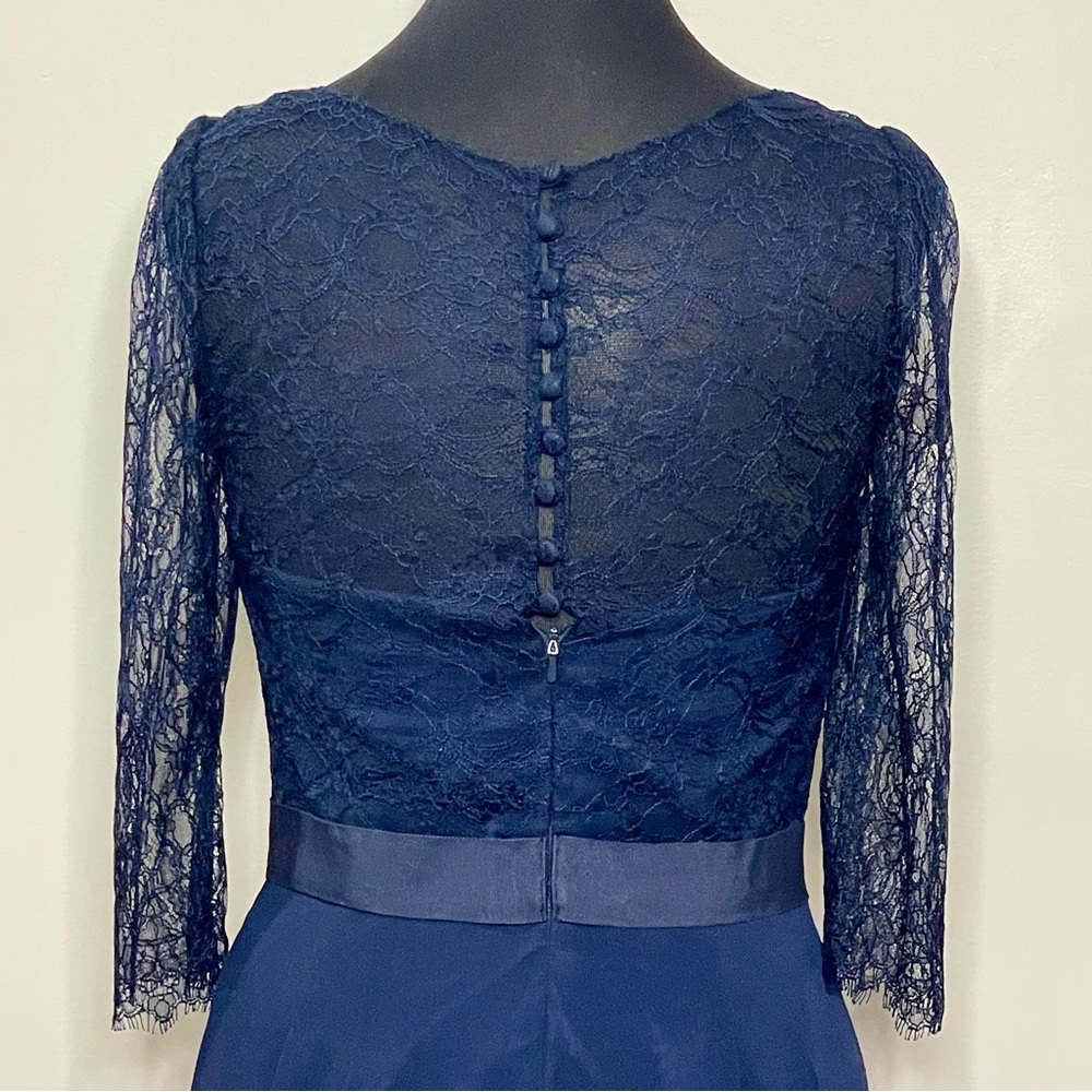 Watters&Watters Navy Mother of the Bride Dress Size 8 - Picture 10 of 14